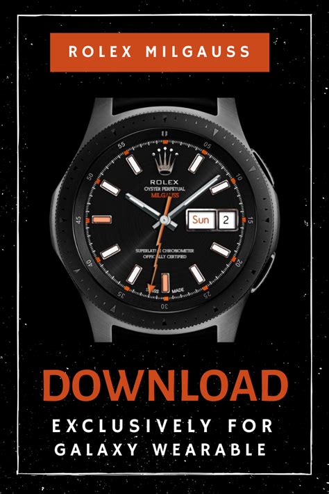 rolex face for galaxy watch app|Rolex watch faces download.